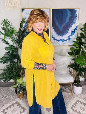 Ray Of Sunshine Mango Long Top - S913MNG