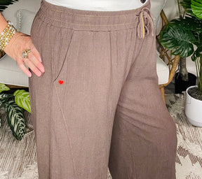 Classic Crush Brown Pant - P096BR