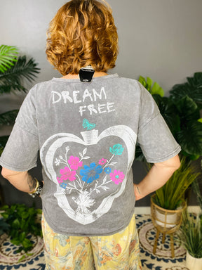 Dream Free Mineral Wash Top - S714GR