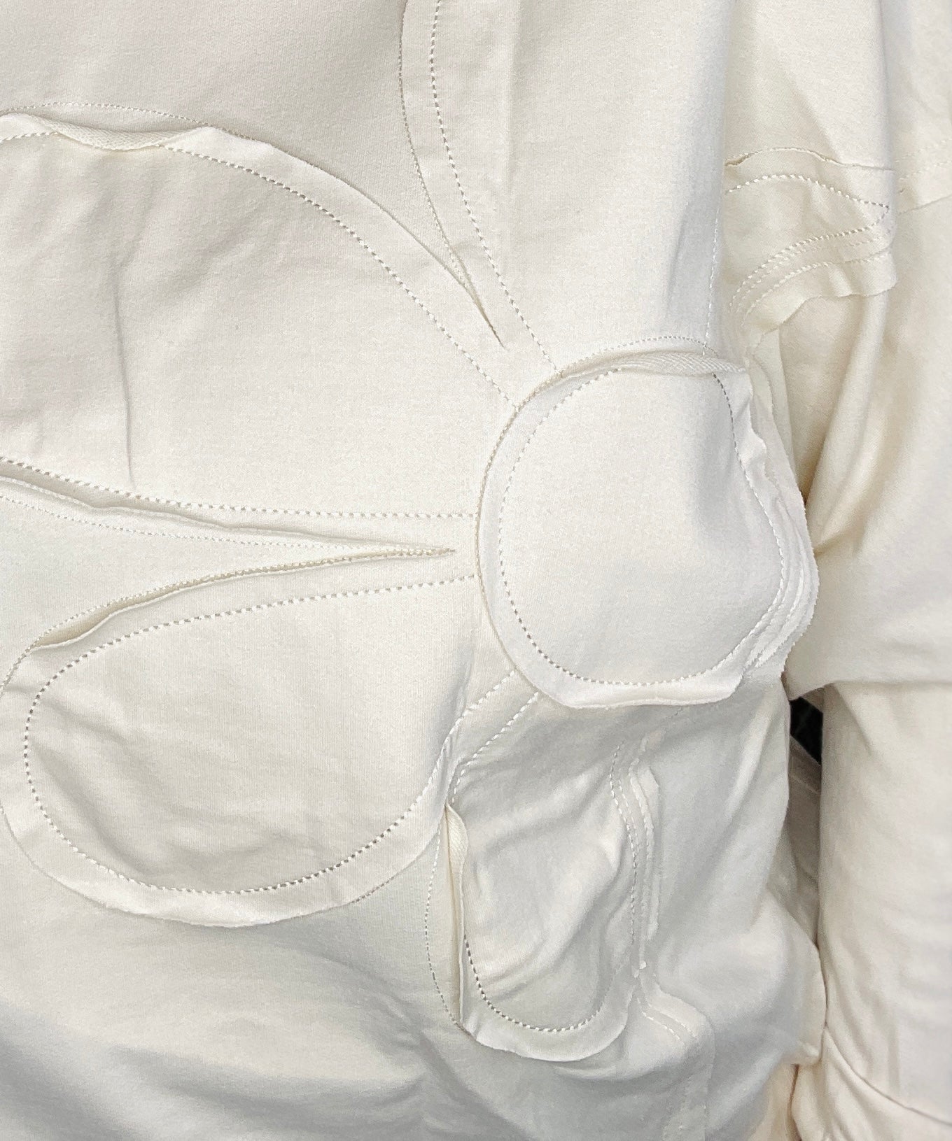 Chasing Flowers Raw Edge Top