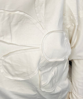 Chasing Flowers Raw Edge Top