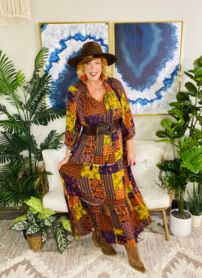 Wander With Me Boho Dress - DR282GO