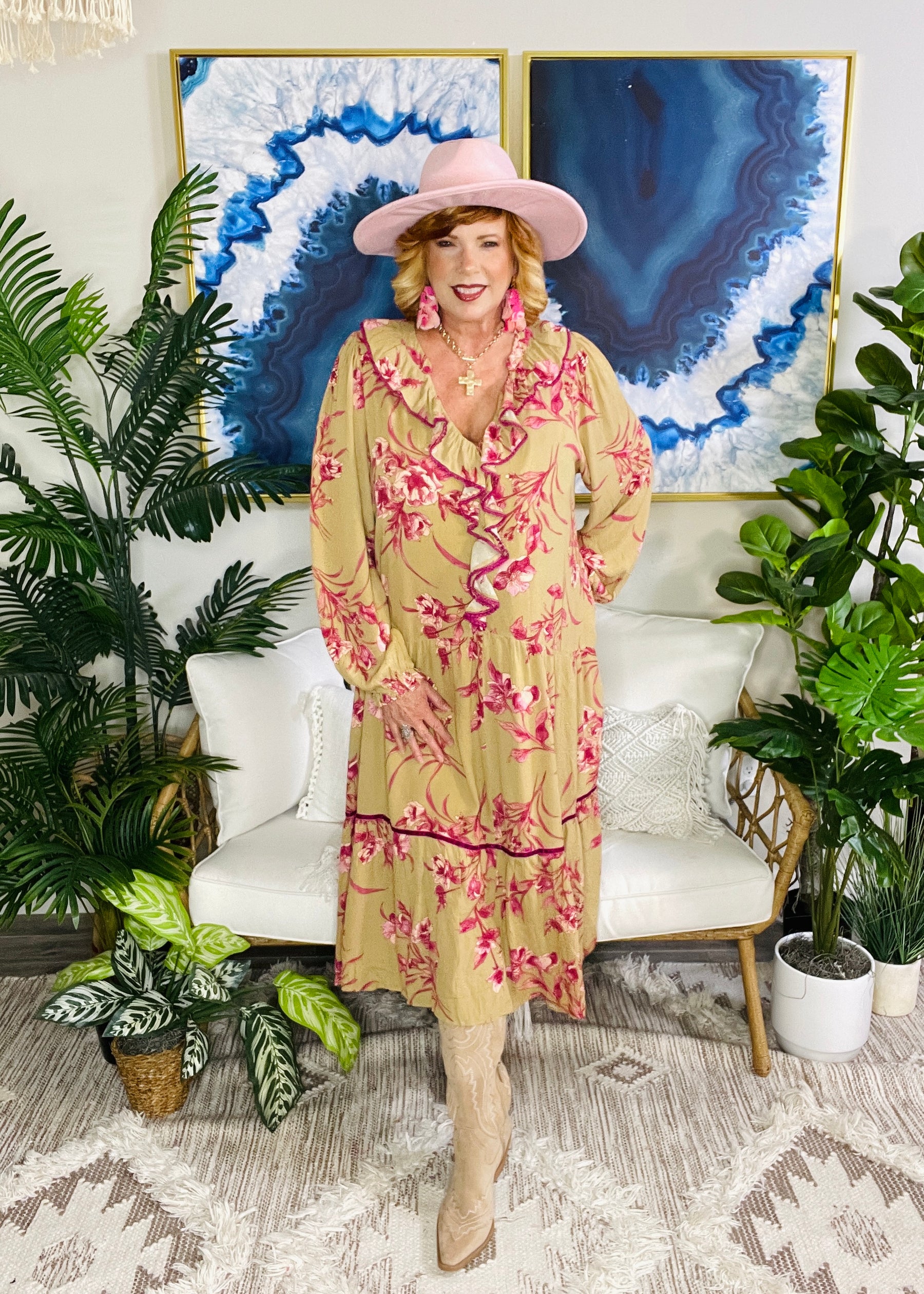 Wild Rose Romance Dress - DR283KW