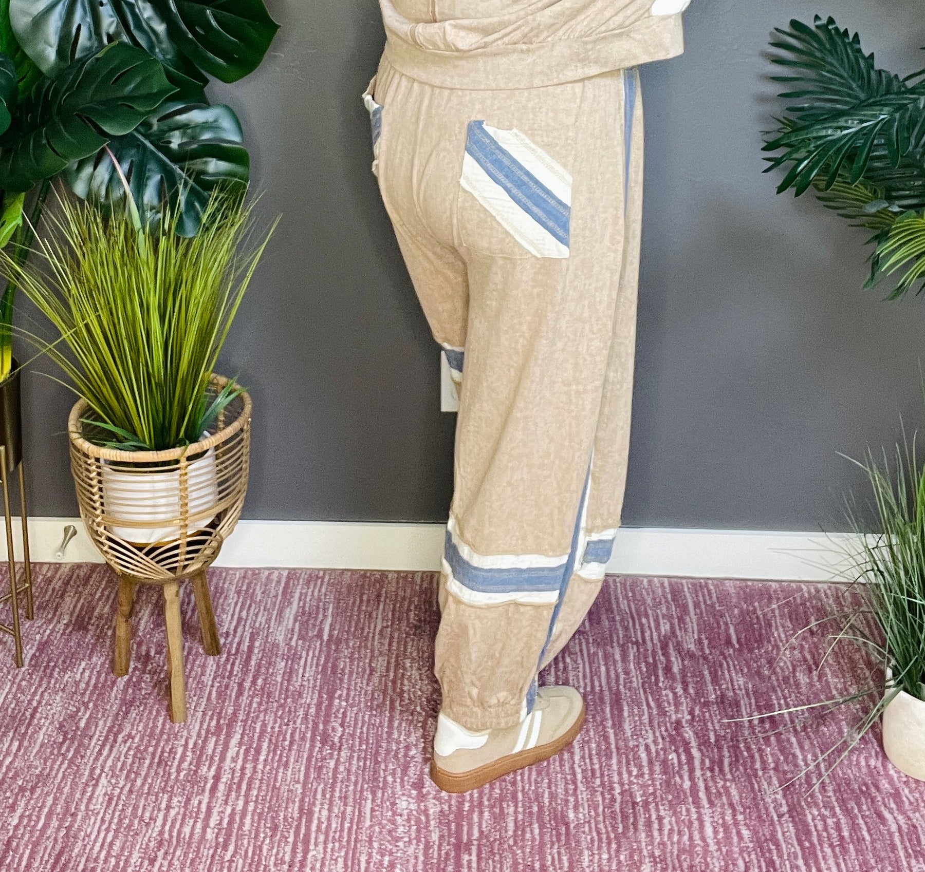 Up And Running Latte Jogger Pant - P014LA