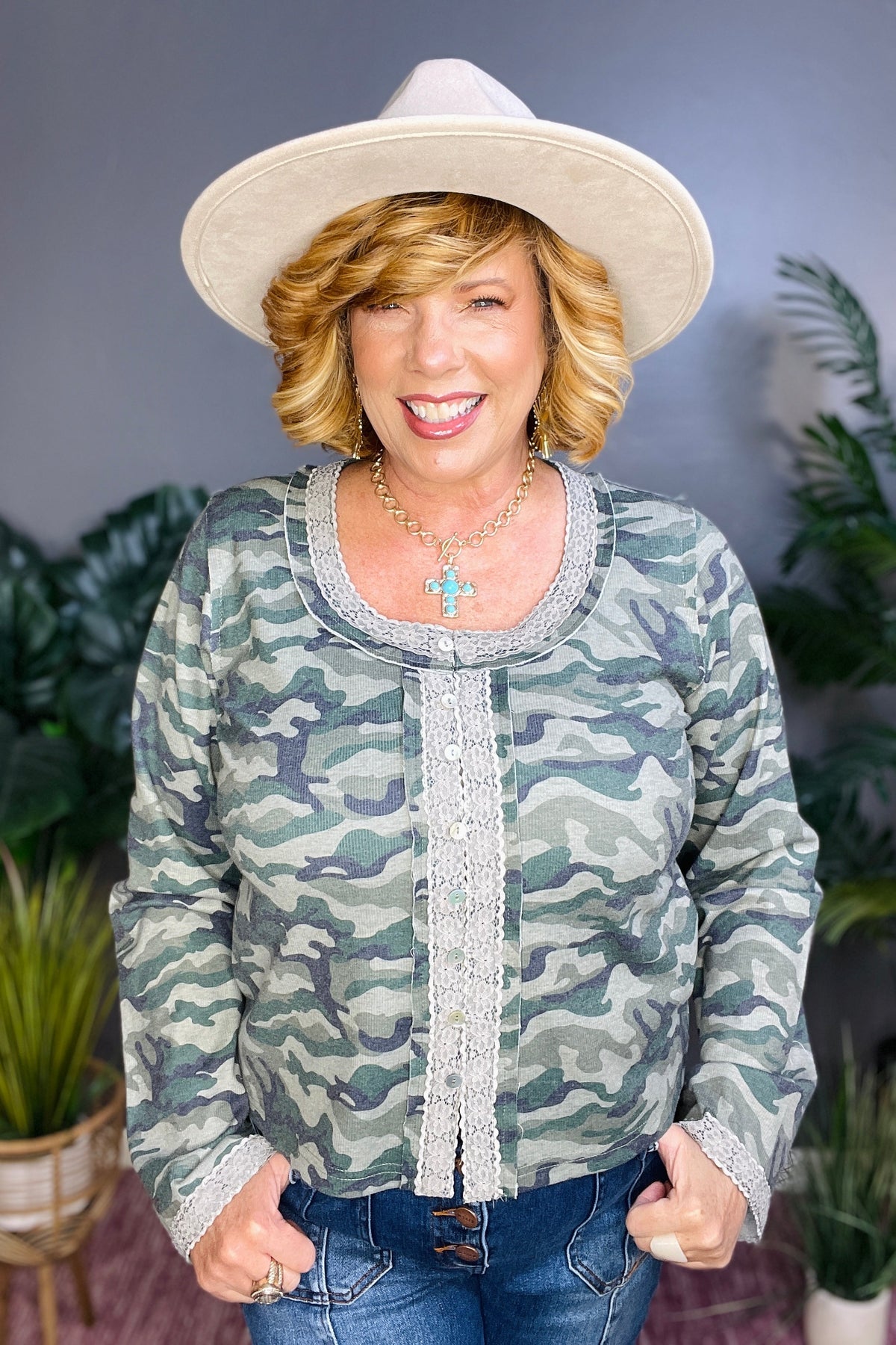 Fresh In Camo Top