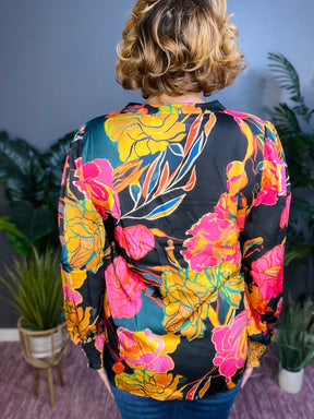 Time To Bloom Floral Print Top