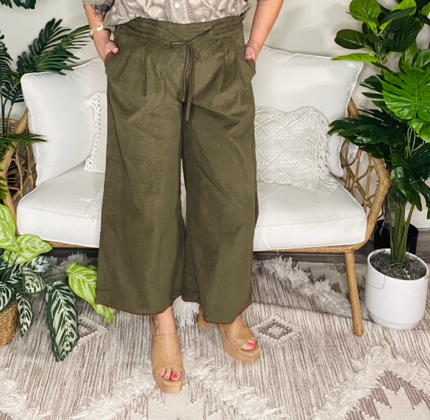 Copper Canyon Olive Pants - P158OL