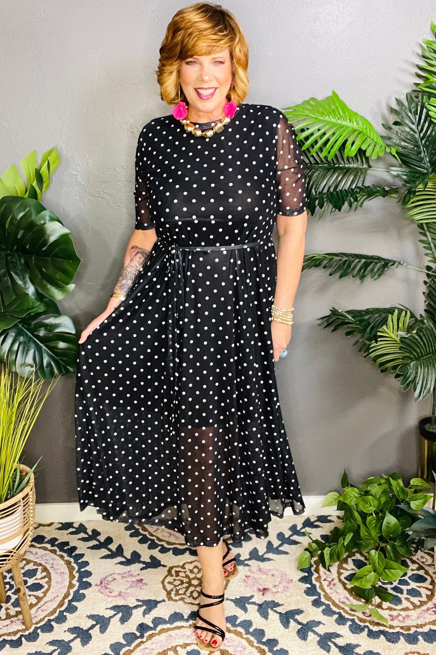 Connect The Dots Dress - DR181BK