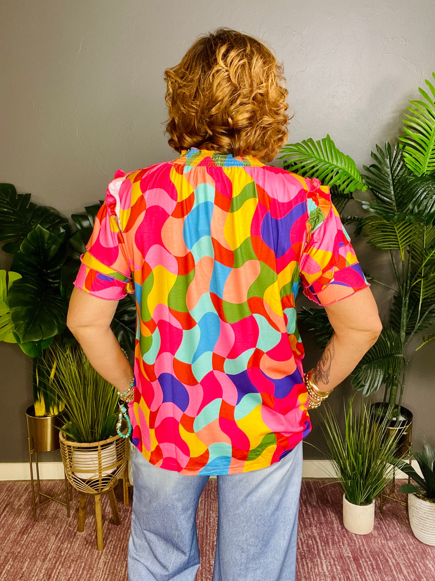 Pop Of Color Top - S513MU