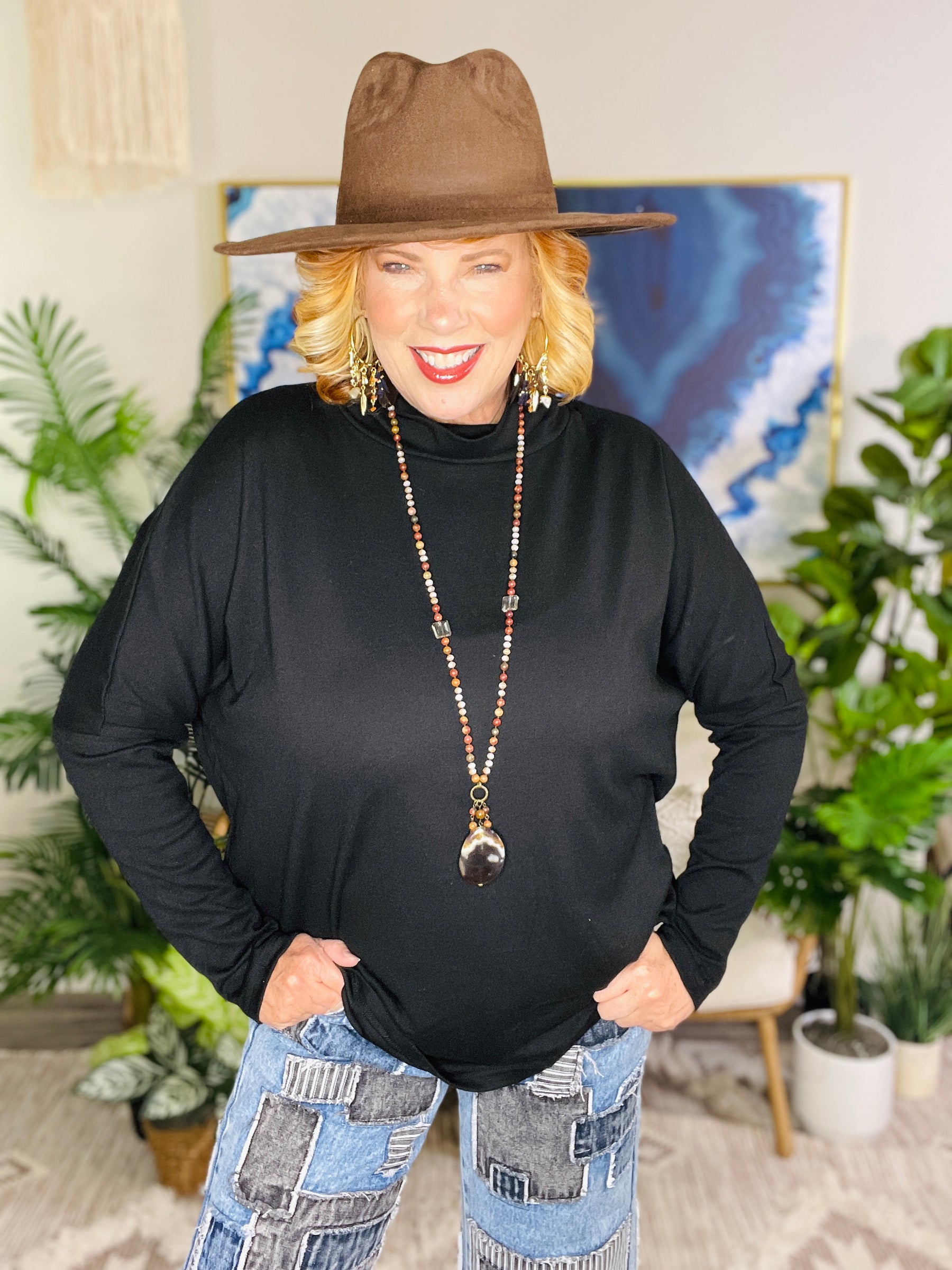 Back To Basics High Neck Top (2 Colors)