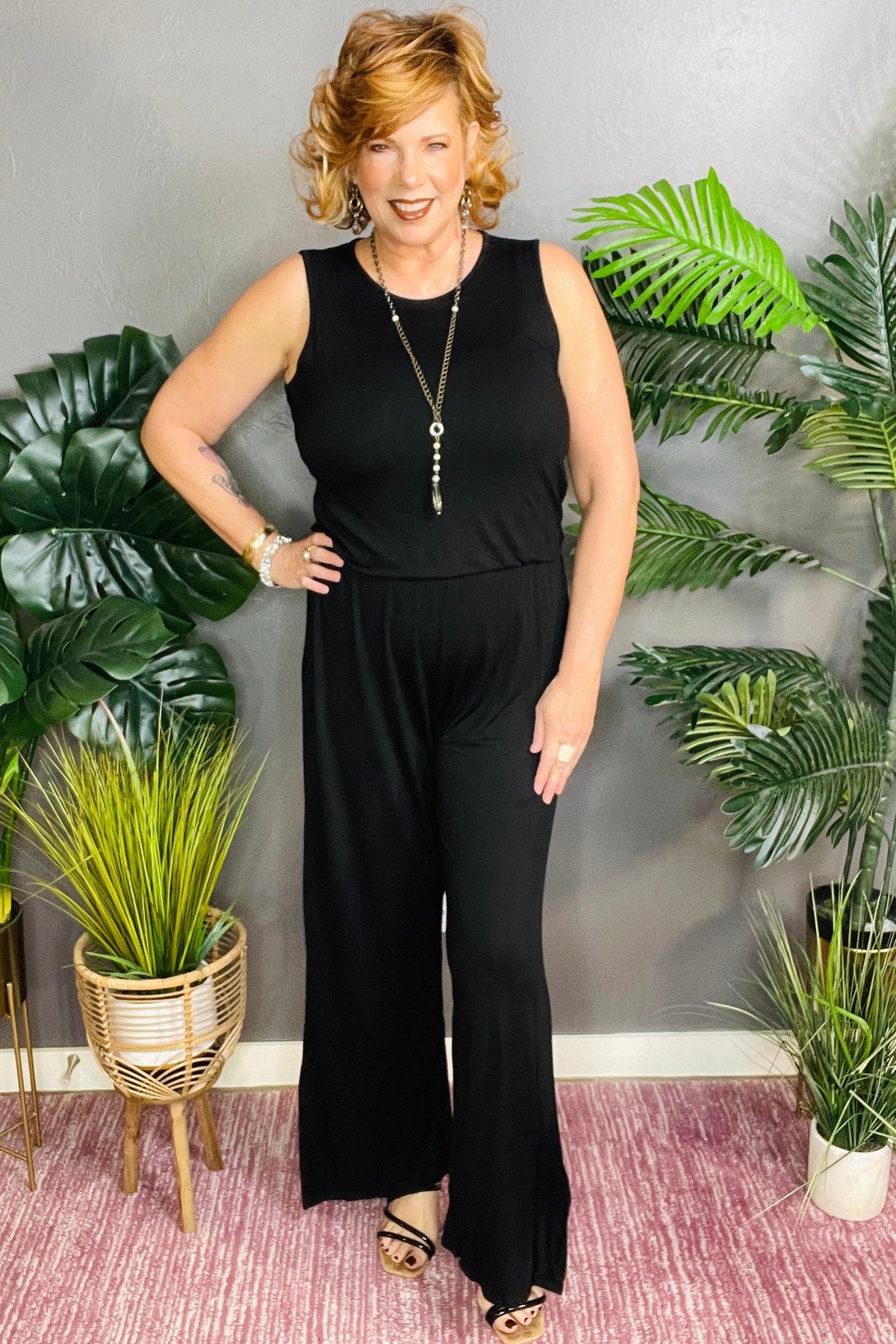 New Life Moments Black Romper - R007BK