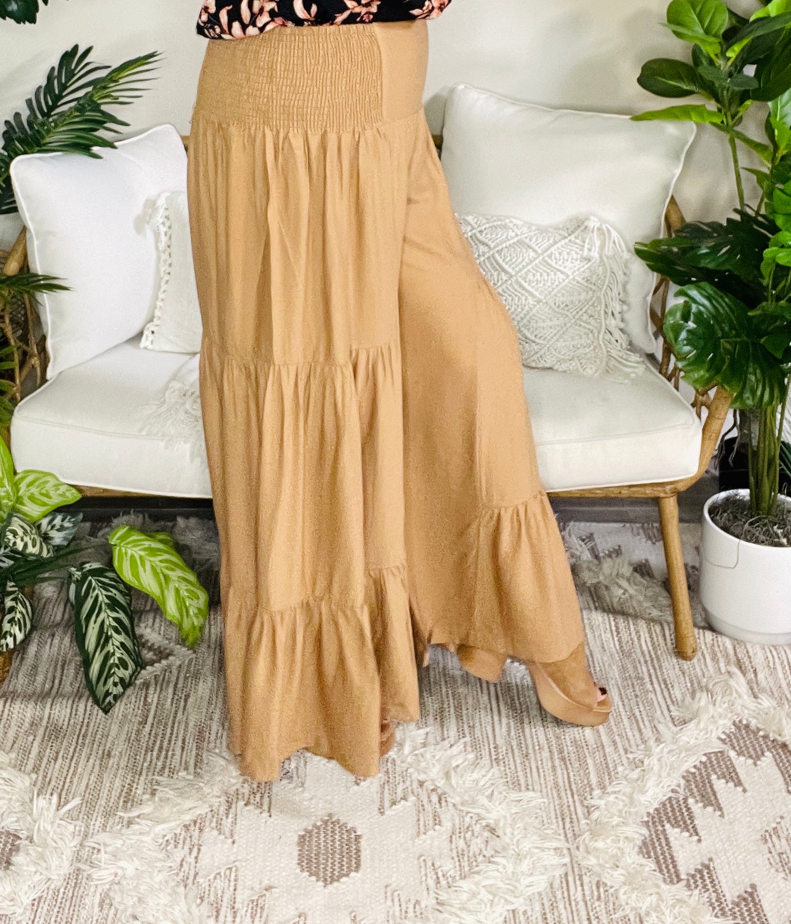 Tiered And True Pants - P181TN