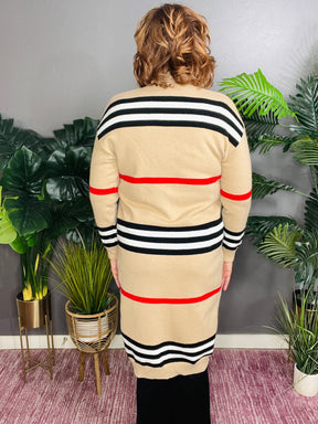 Fashion Never Fades Striped Cardigan (4 Colors)