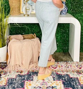 Harbor Chic Drawstring Waist Jeans