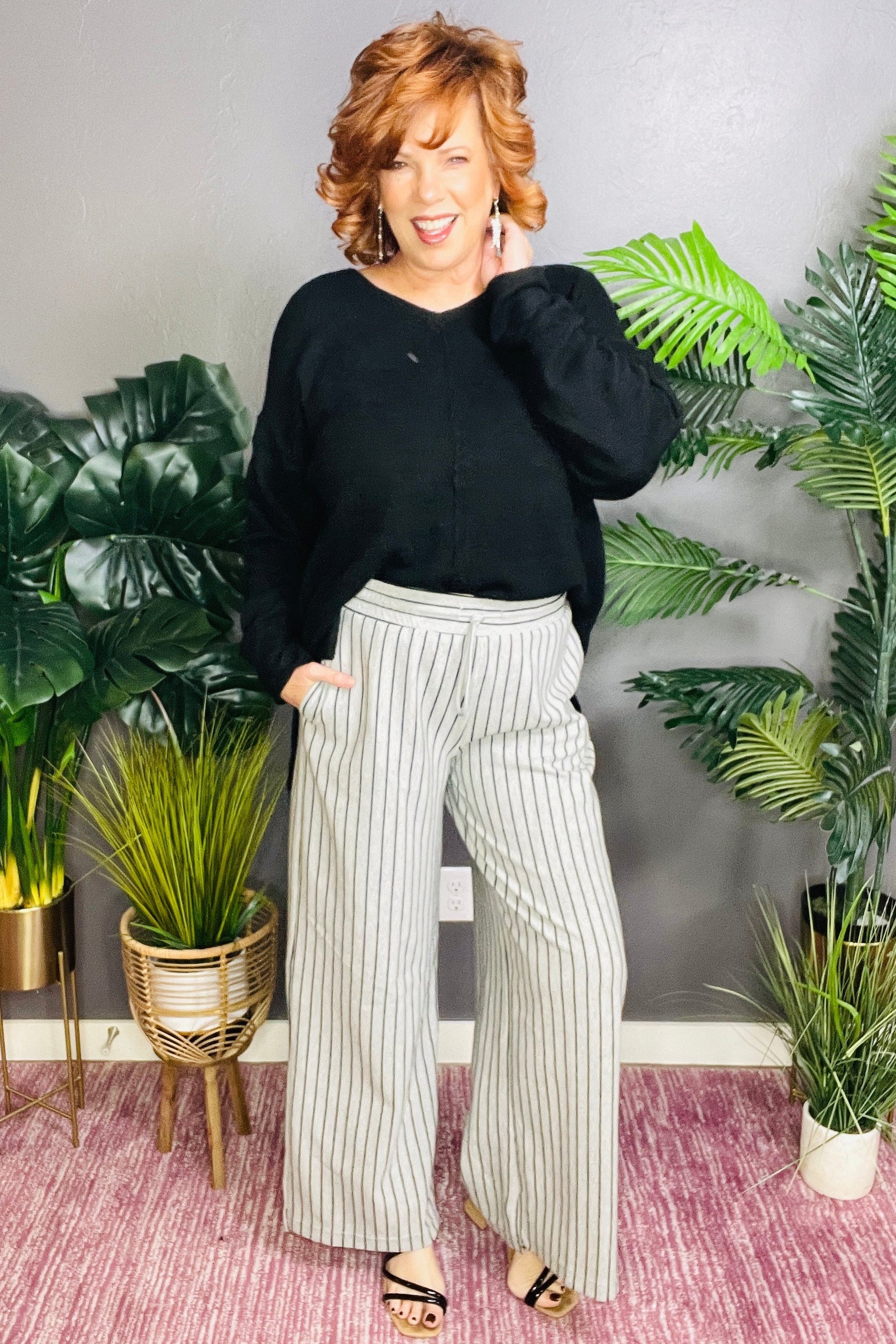 Stripes For Days Pants - P031GR
