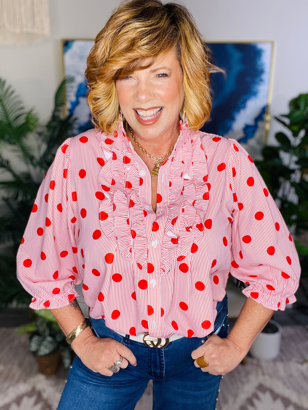Dot Your Average Top (3 Colors)