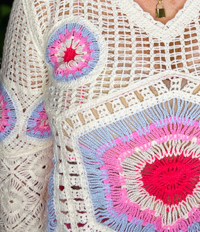 Be The Moment Crochet Top - S447PK