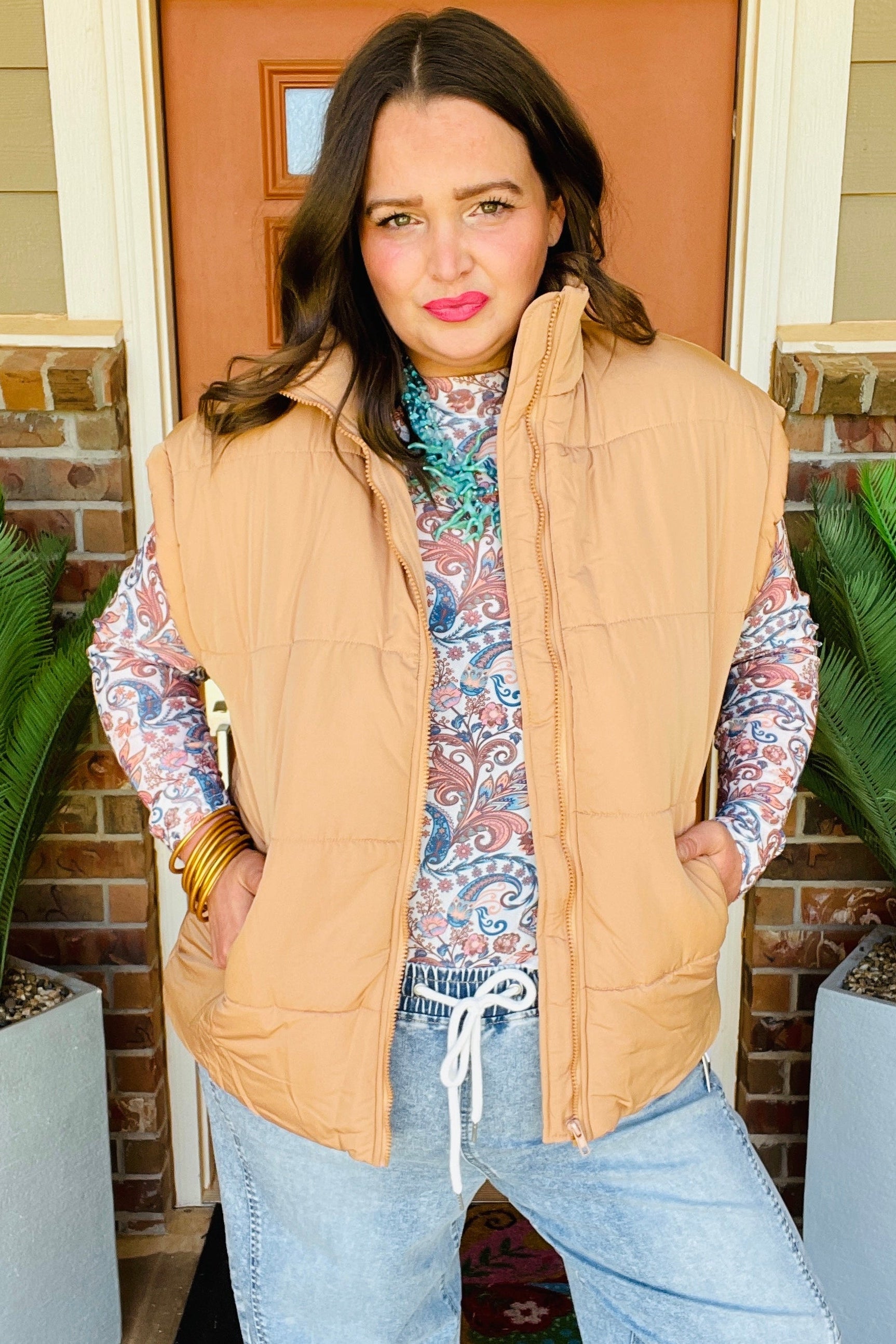 Golden Hour Puffer Vest
