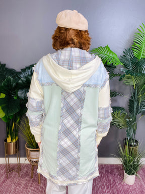 Touch Of Plaid Top - S273BL