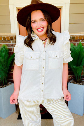 Down Home Darling Oatmeal Top - S889OT