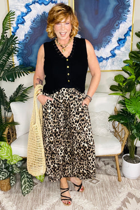 Boho Beachside Beauty Black Top - S749BK