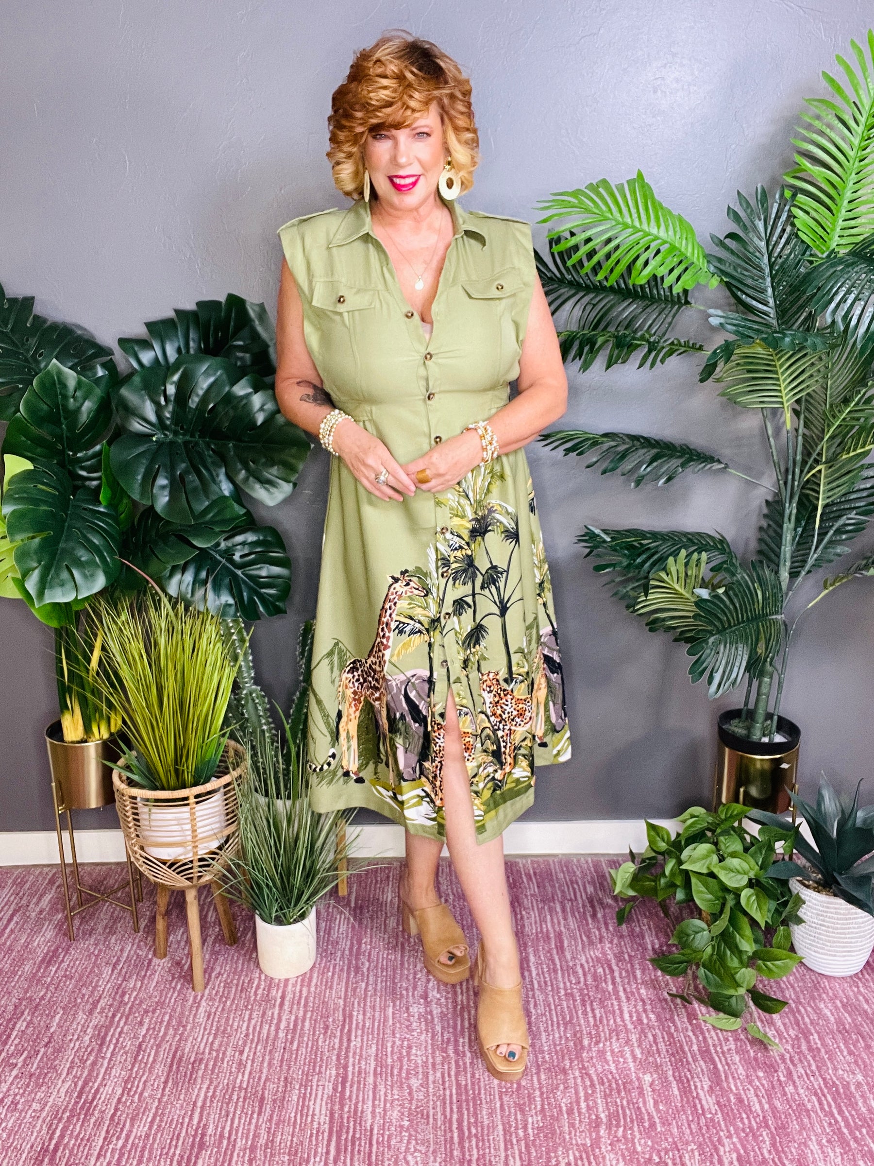 On Safari Dress - DR137OL