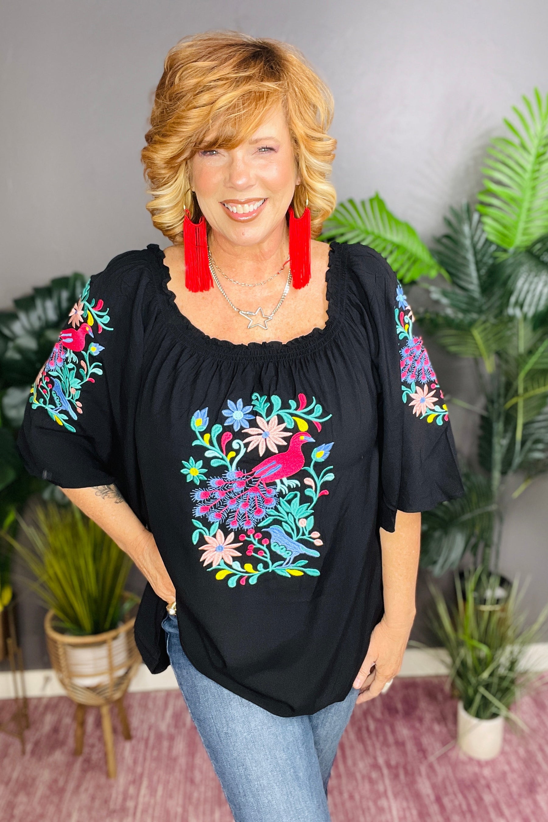 Living The Boho Life Top - P037BK
