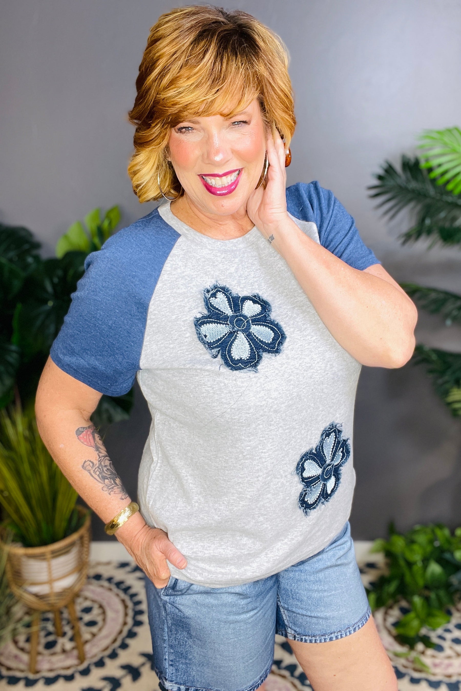 Flower Power Patchwork Top