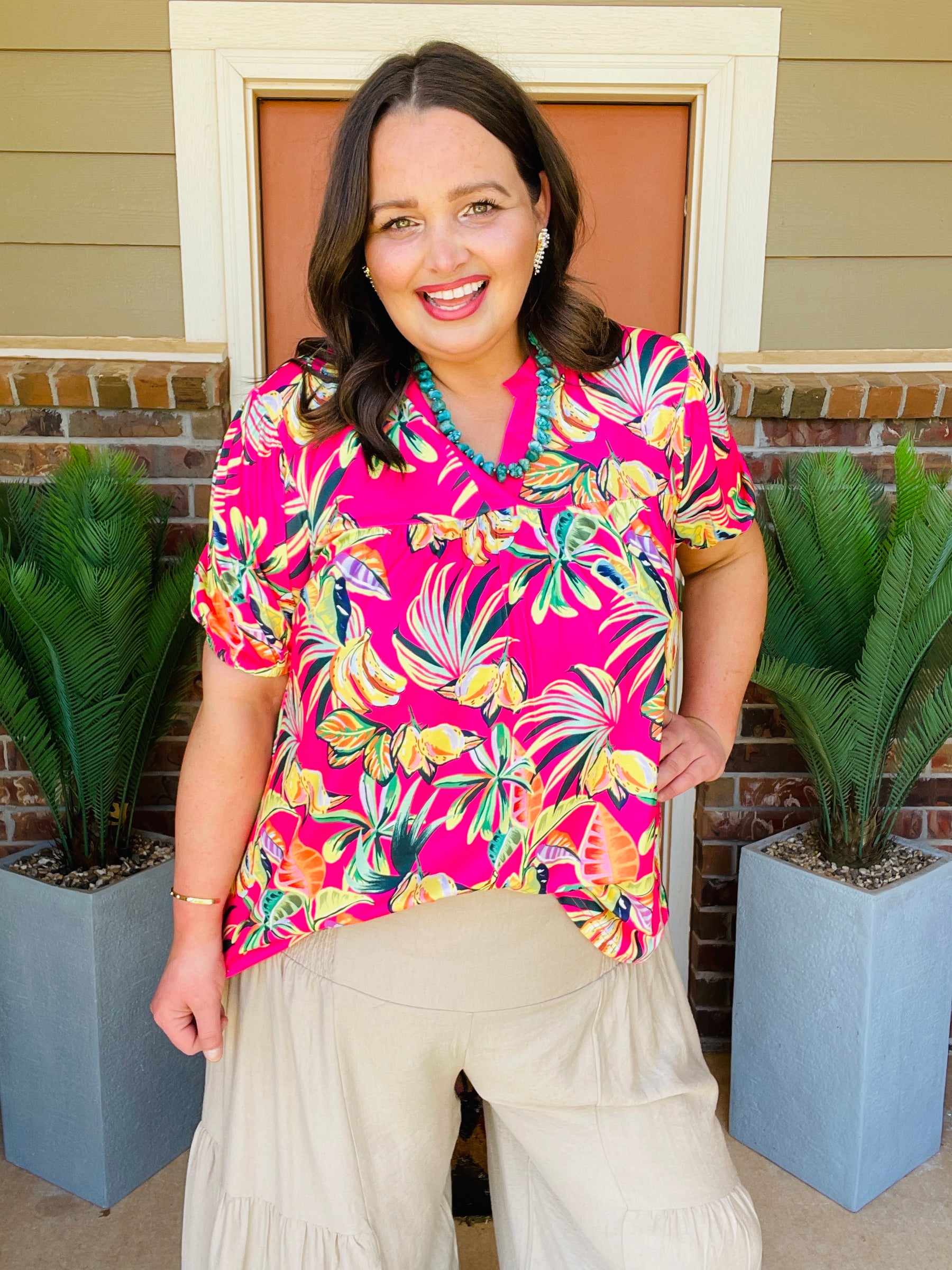 Beachside Darling Top - S737MU