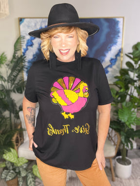 Turkey Trot Cutie Top - S956BK