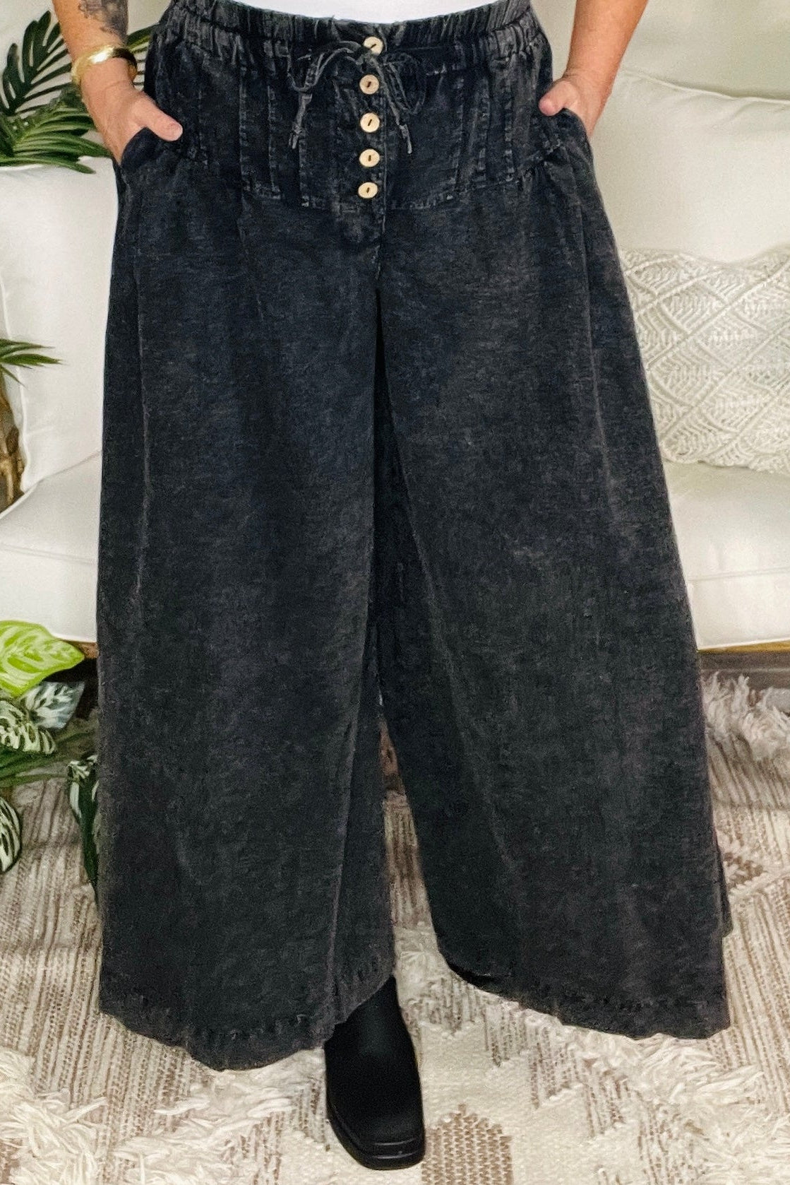 Comfort Comes First Pants - P185BK