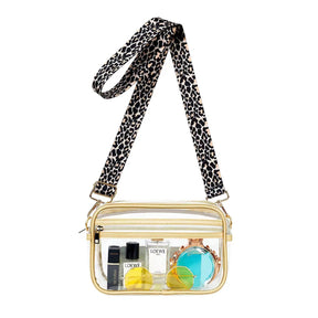Kendall Leopard Stadium Camera Crossbody (3 Colors)