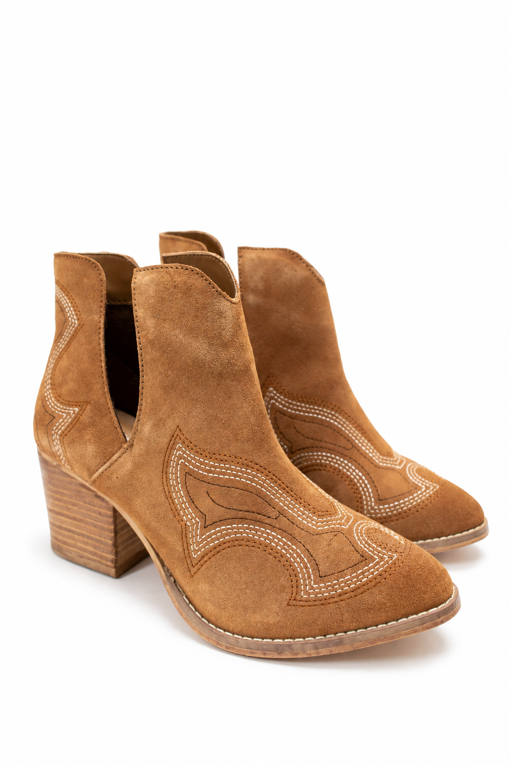 Journee Ankle Boots in Tan