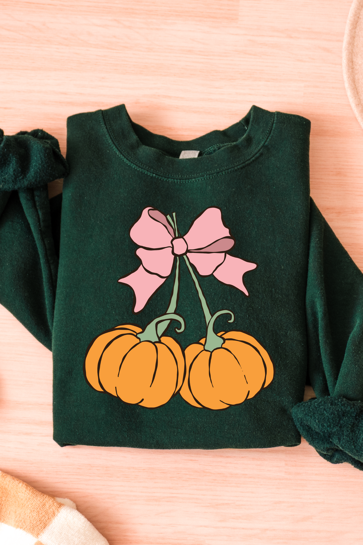 Cutsie Pumpkins Graphic Tee and Sweatshirt