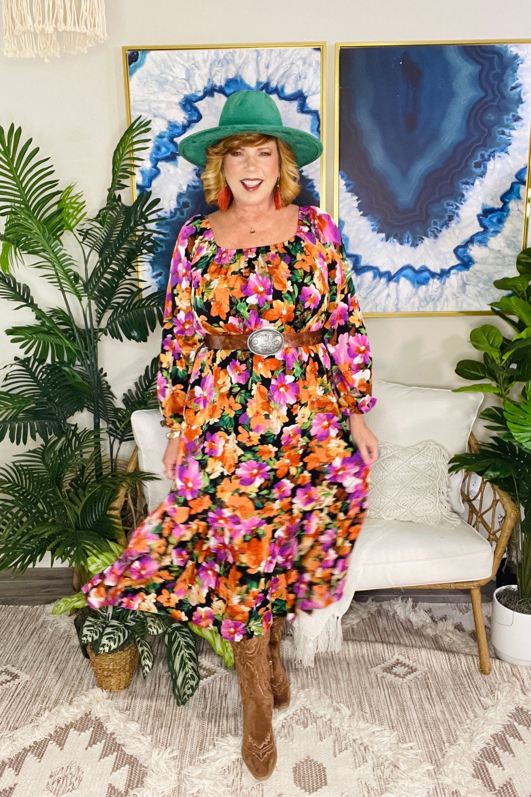 Falling For Florals Dress - DR262MU