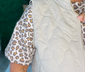 Vest Life Taupe Quilted Vest - OT004TA