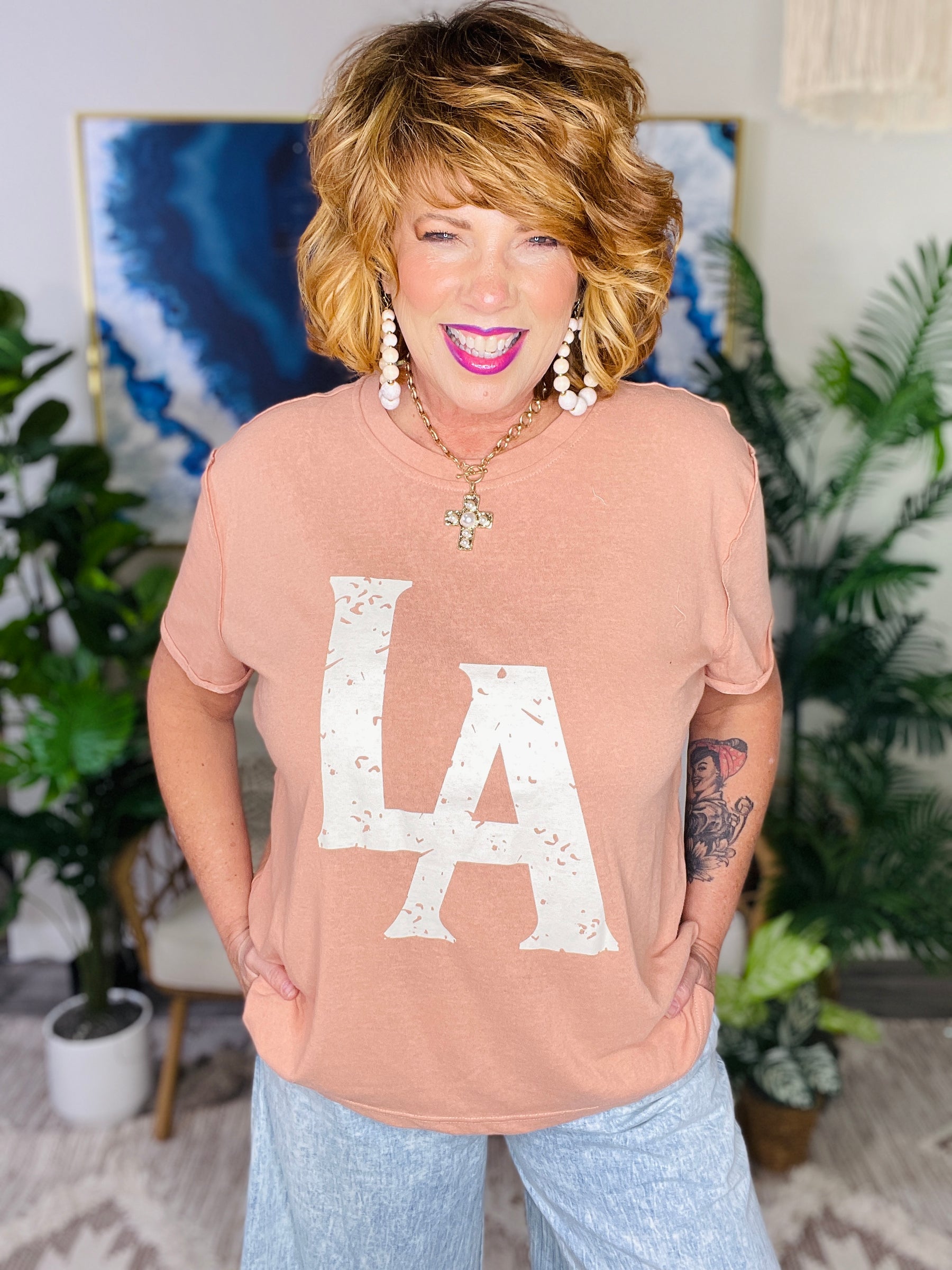 Venice Vibe Relaxed Tee - S966BS