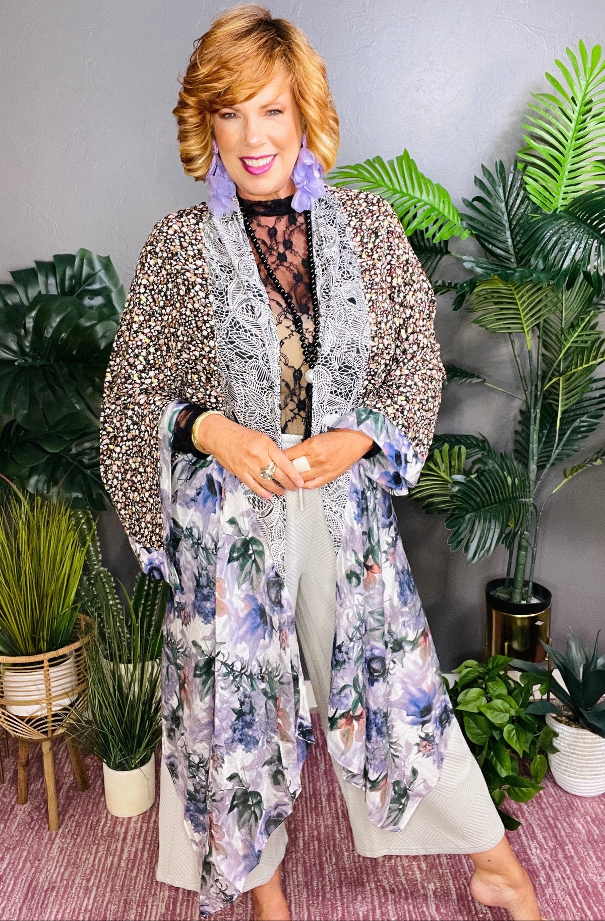 Perfectly Polished Kimono - OT160PU