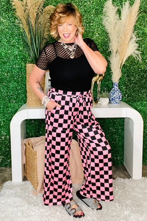 Fashion In Check Pants - P056PK