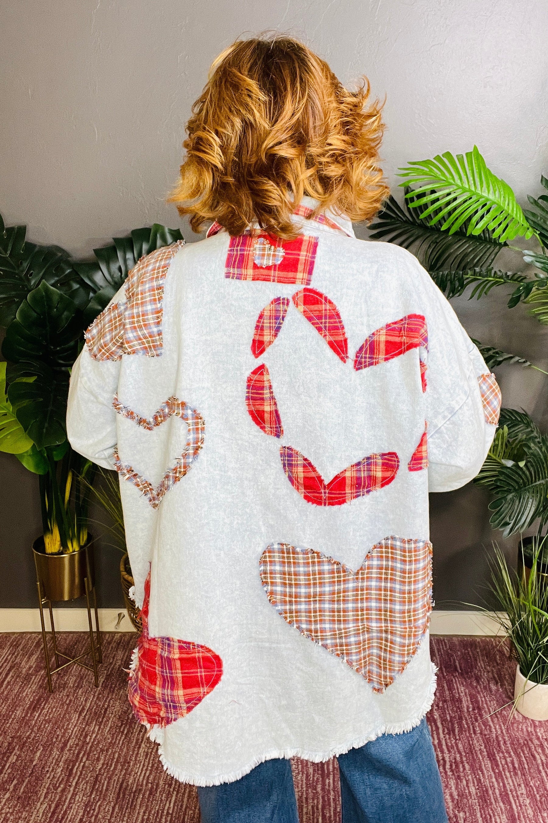 Listen To Your Heart Denim Top - S280DN