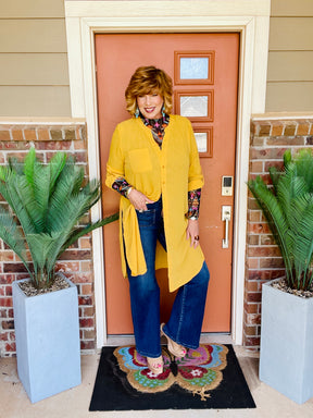 Ray Of Sunshine Mango Long Top - S913MNG