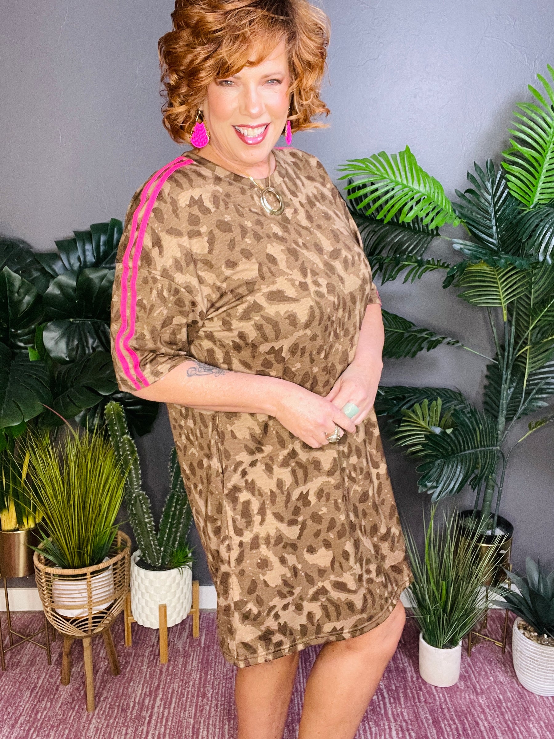 On The Wild Side Dress with Pockets