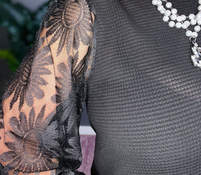 All About The Lace Top - S027BK