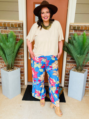 Paradise Petals Pants - P136BL