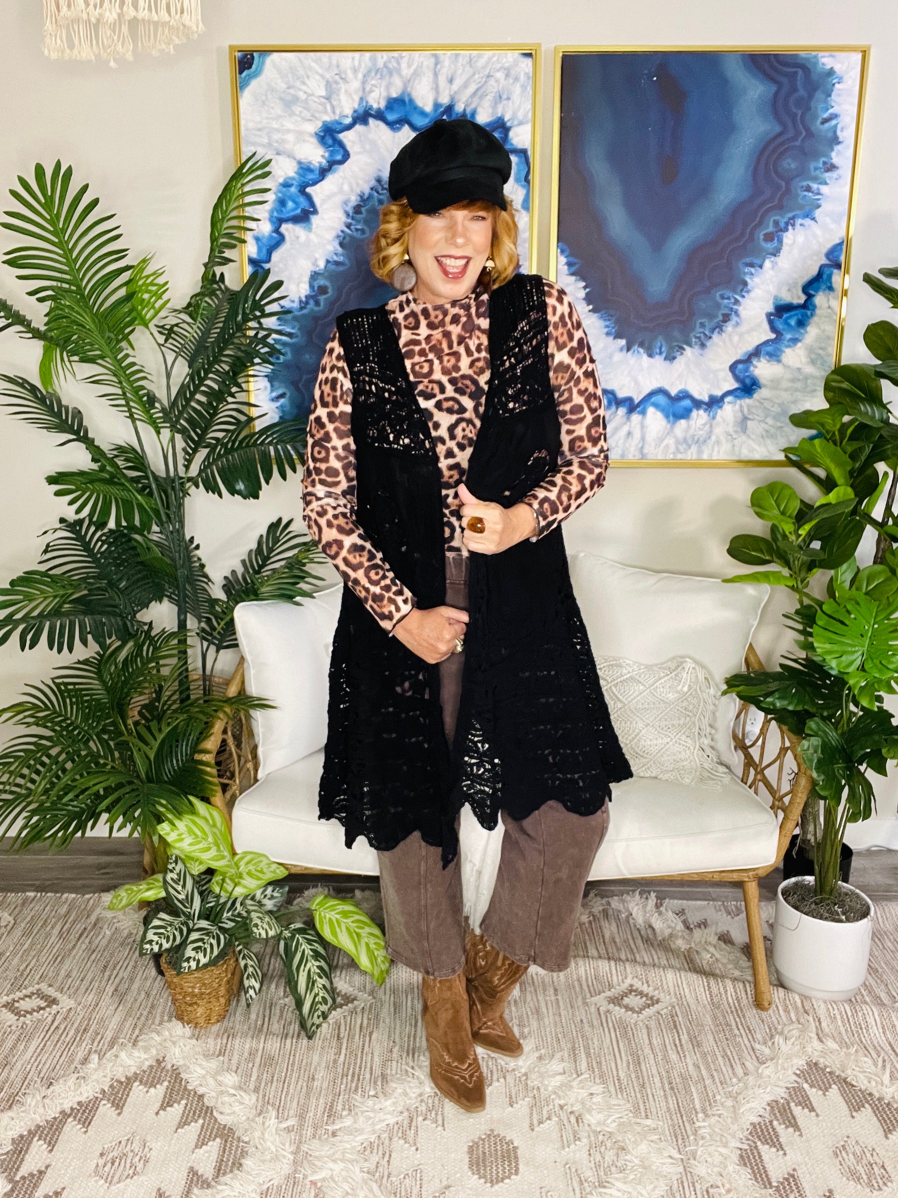Dream Weaver Cardigan - OT190BK
