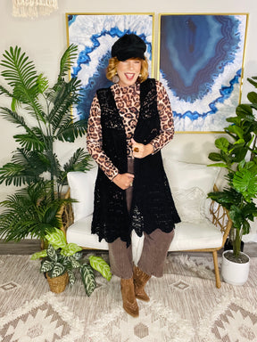 Dream Weaver Cardigan - OT190BK