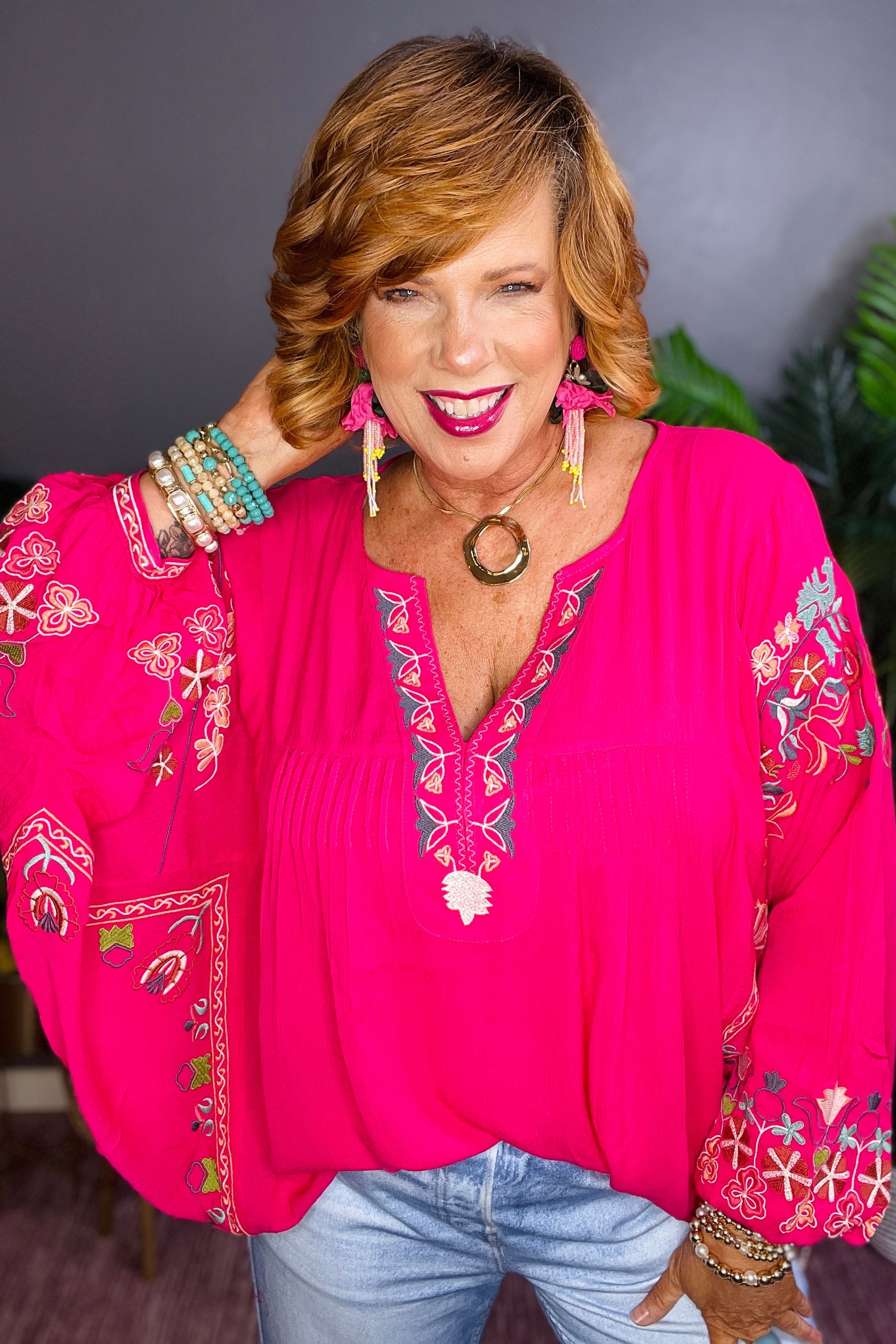 Flirtatious Outing Top - S486FU