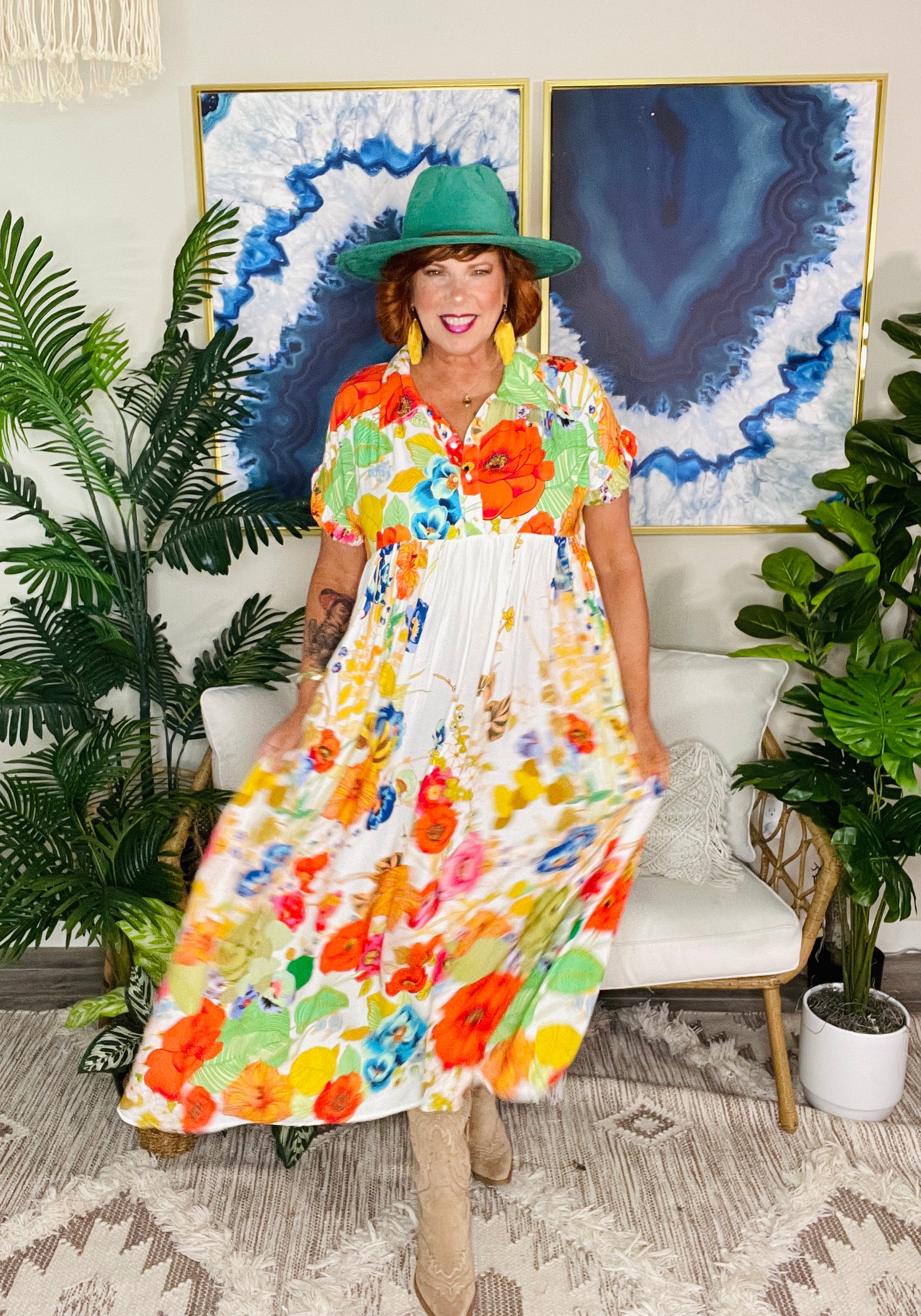 Garden Getaway Dress - DR234IV