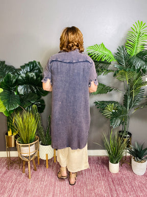 Runway Level Style Duster - OT131BL