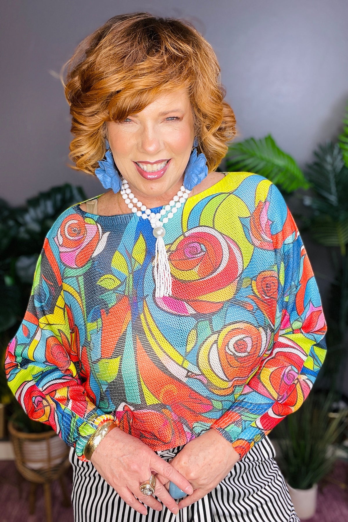 Bouquet Burst Top - S475MU